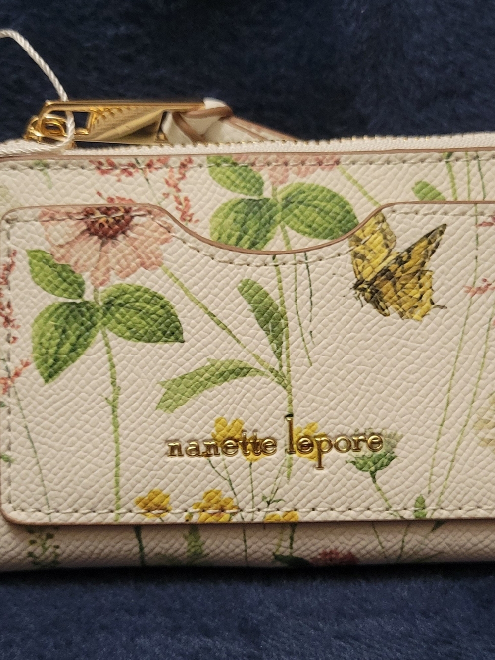 Nanette Lepore "Sanctuary Garden" Floral Zip Wallet